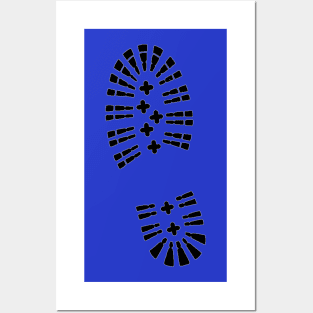 Boot print Posters and Art